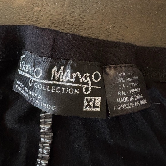 Elegant Black Men's Pants with Embellished Detail - Picture 2 of 4